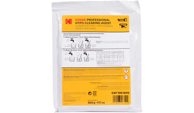 Kodak puhastusvahend Professional Hypo Clearing Agent 19L (pulber)