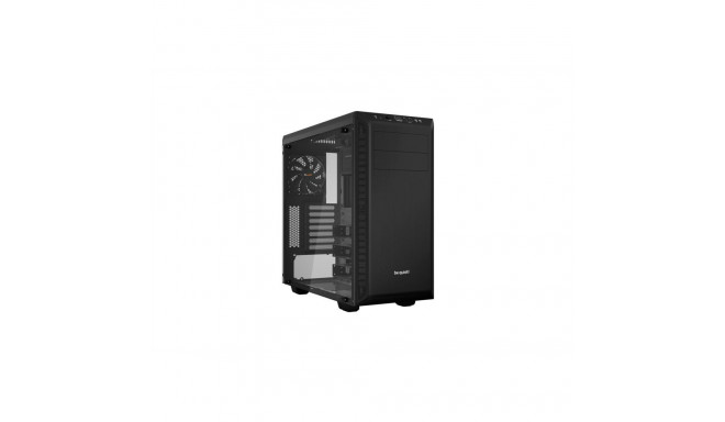 be quiet! computer case ATX/mATX Semi-Tower Box Pure Base 600 Window, black