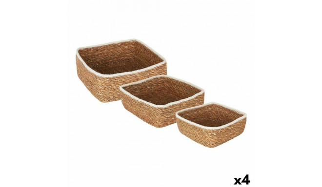 Basket set Privilege   wicker 17 cm 3 Pieces