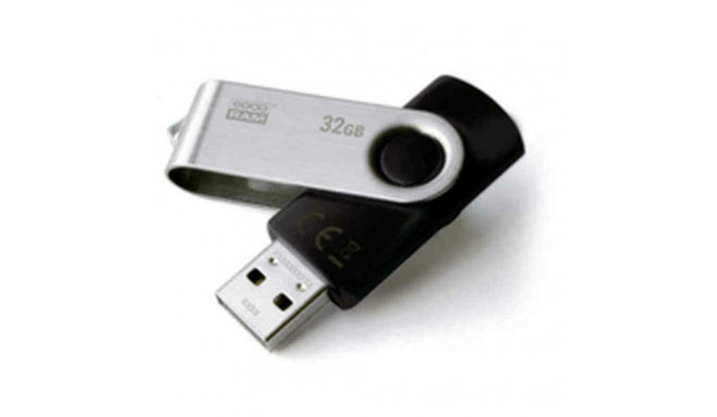 USB-pulk GoodRam UTS2 Must Hõbedane 32 GB 5 MB/s-20 MB/s (1 Ühikut)