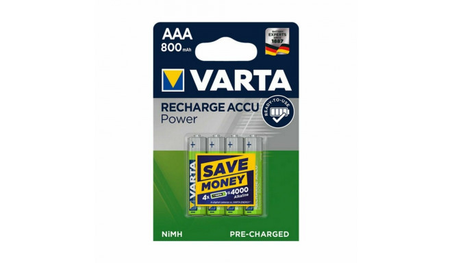 Laetavad Akud Varta -56703B 800 mAh 1,2 V AAA (4 Ühikut)