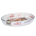 Ahjuvorm Quttin   Läbipaistev Klaas ovaalne 4,5 L 39,6 x 27,35 x 6,6 (4 Ühikut)