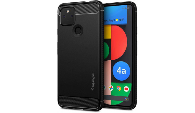 Spigen kaitseümbris Rugged Armor Google Pixel 4a 5G, must