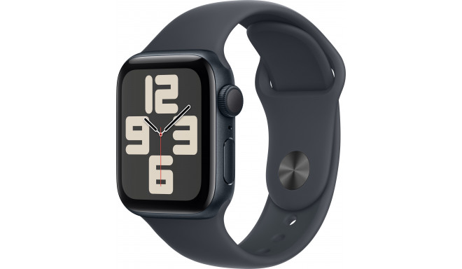 Apple Watch SE 2 GPS 40mm Sport Band S/M, midnight (MXE73ET/A)