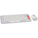 LOGITECH POP ICON COMBO - OFF WHITE - US INT'L - BT - INTNL-973