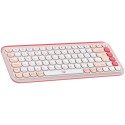 LOGITECH POP ICON KEYS - ROSE - US INT'L - BT - INTNL-973