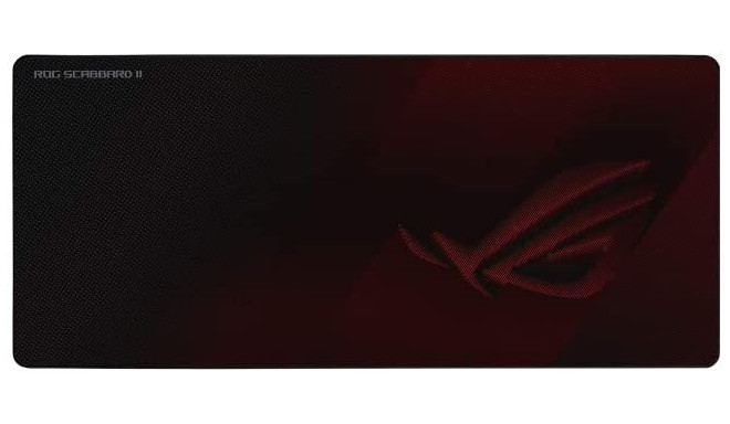 ASUS ROG Scabbard II Gaming Mouse Pad (black/dark red)