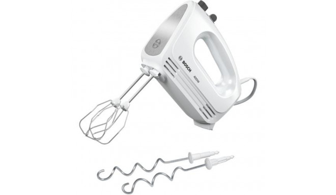 Bosch MFQ24200 mixer Hand mixer 400 W Brushed steel, White