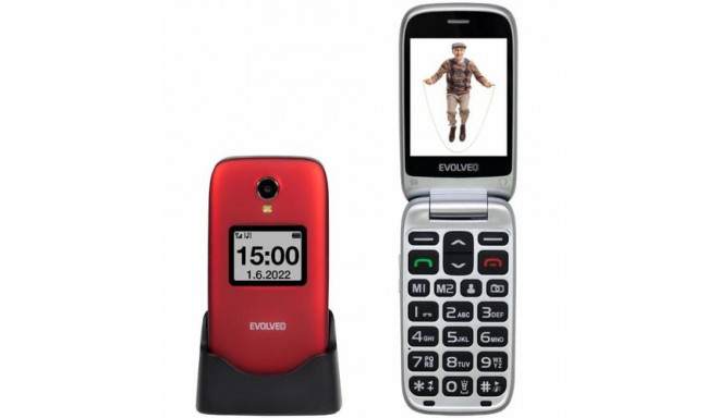 Evolveo EasyPhone FS 7.11 cm (2.8&quot;) 105 g Red Senior phone