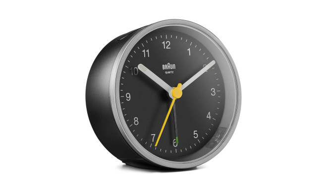 Braun BC12SB Quartz alarm clock Black, Silver