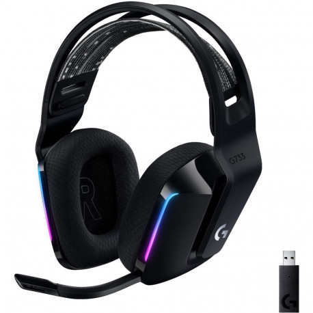 "Logitech Gaming Headset Lightspeed G733 Black"