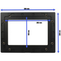 "ALLNET Touch Display Tablet 10 inch zbh. Bezel for mounting frame, white wideTouch Display Tablet 1