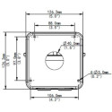 "ALLNET Wallmount with Junctionbox/Wandmontag for ALL-CAM2488-LVEN"