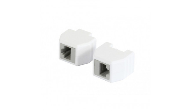 "ALLNET TP-TP Kupplung CAT6A Buchse 1:1 8-pol. RJ45 magnetische Sicherungskupplung 50er Bulk Set Abw