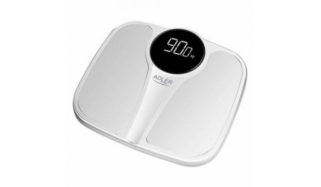 Adler Bathroom Scale AD 8172w Maximum weight (capacity) 180 kg, Accuracy 100 g, Body Mass Index (BMI