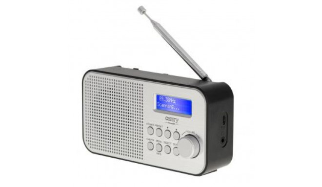Camry Portable Radio CR 1179 Display LCD, Black/Silver, Alarm function