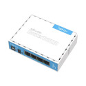 MikroTik hAP lite - 10,100 Mbit/s - 5 V - 3 W - White - Integrated antenna - 1.5 dBi