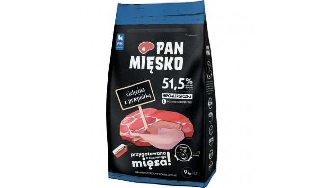 Pan Mięsko kuiv koeratoit vasikaliha ja vutiga (kutsikas) krõbinad L 20kg