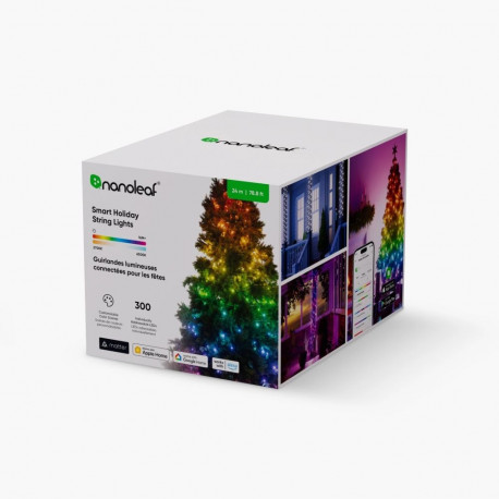 Nanoleaf nutikad jõulutuled 24m 300 LED-id | 18 W | 16M+