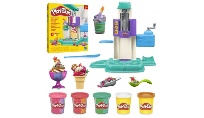 PLAY-DOH mängukomplekt vikerkaare keerise jäätis