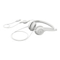 Logitech H390 USB Computer Headset Wired Headphones, USB Type-A, Off-white