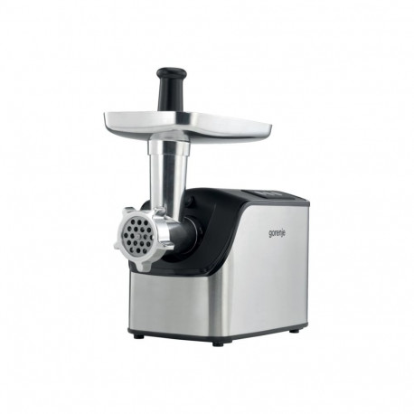 Gorenje MG2202XE hakklihamasin, roostevaba teras / must, 2200 W, 1 kiirus, tootlikkus 2.2 kg/min