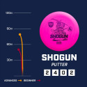 Discgolf DISCMANIA Putter SHOGUN Active Pink 2/4/0/2