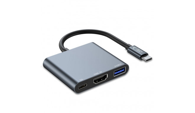 TECH-PROTECT V1-HUB ADAPTER 3IN1 GREY
