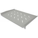 1U 350mm Rack 19 Riiul, 2 Kinnituspunkti, Perforeeritud, Hall