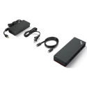 Lenovo ThinkPad Universaalne Thunderbolt 4 Nutikas Dokkimisjaam Juhtmega Must