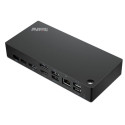Lenovo ThinkPad Universaalne Thunderbolt 4 Nutikas Dokkimisjaam Juhtmega Must