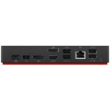 Lenovo ThinkPad Universaalne Thunderbolt 4 Nutikas Dokkimisjaam Juhtmega Must