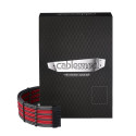 CableMod PRO ModMesh RT ASUS/Seasonic/Phanteks Kaablite Komplekt - süsinik/punane