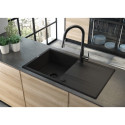 1-bowl granite sink with drainer