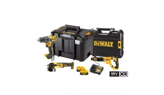 18V XR Combo Kit DCD791; DCG405, DCH263; 2 AC 5ah, Order.