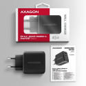 Axagon ACU-PQ45 QC 3.0, 4.0/AFC/FCP/PPS/PD, 45W, schwarz - Netzladegerät mit USB-A und USB-C Schnitt