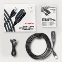 AXAGON ADR-310 USB 3.2 Gen 1 pikenduskaabel, aktiivne - 10m
