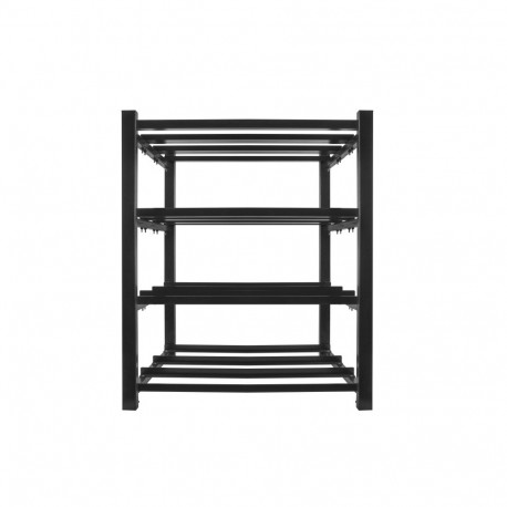 Lanberg UPS-i akuraam 830x650 3 rida 4 taset (12 riiulit) lamepakendis, must