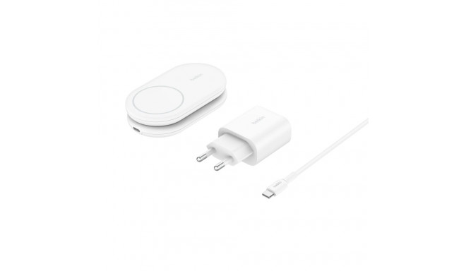 Belkin BOOST Charge magneti. 15W 2in1 +output/USB-C wh.WIZ028vfWH