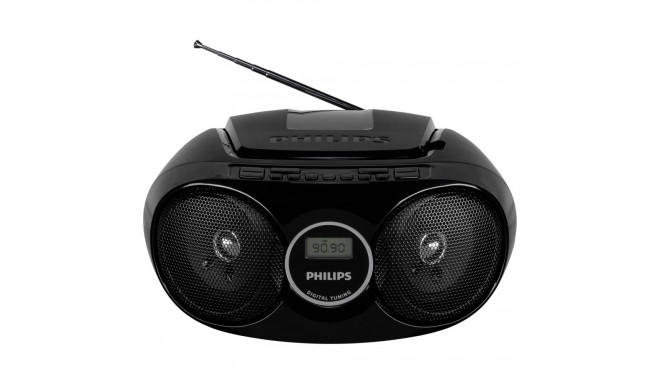 Philips AZ215B -kannettava CD-soitin, musta