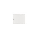 LANBERG Wall mount cabinet 19inch 9U 600x600 steel doors grey flat pack