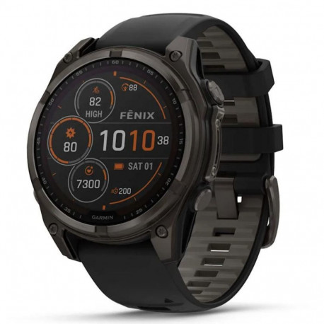 SMARTWATCH FENIX 8 SAPP. SOLAR/BLACK/GRAY 010-02906-11 GARMIN