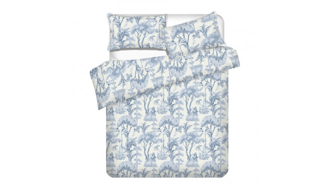 BED COV SET SATEEN TROPICAL EDEN 140X200