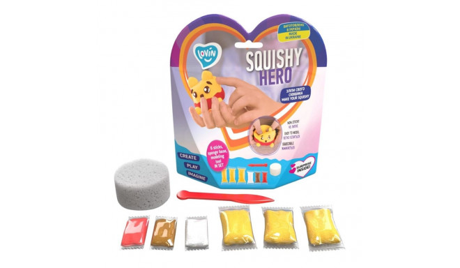 SQUISHY HEROES AIR CLAY SET