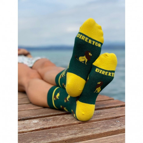 SOKISAHTEL PEALIK lõvidega sokid direktoritele 444