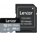 Lexar mälukaart microSDXC 64GB Professional 1066x UHS-I U3