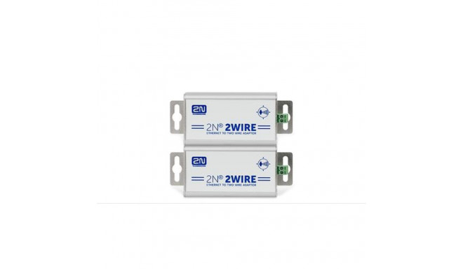 2N Telecommunications 2WIRE-SET OF 2 ADAPTORS signal converter Aluminium, Metallic