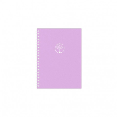 Raamatkalender KANTSLER Spiral Kartong, Nädal õrnroosa, kartong kaaned, spiraalköide, nädala sisu 20