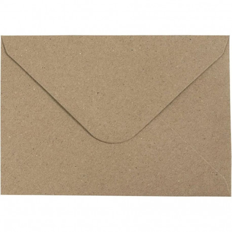 Ümbrik übertöödeldud paberist 120g 11,5x16cm, 50tk pakis