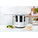 Tefal VC1451 steam cooker 2 basket(s) Freestanding 900 W White  Stainless steel